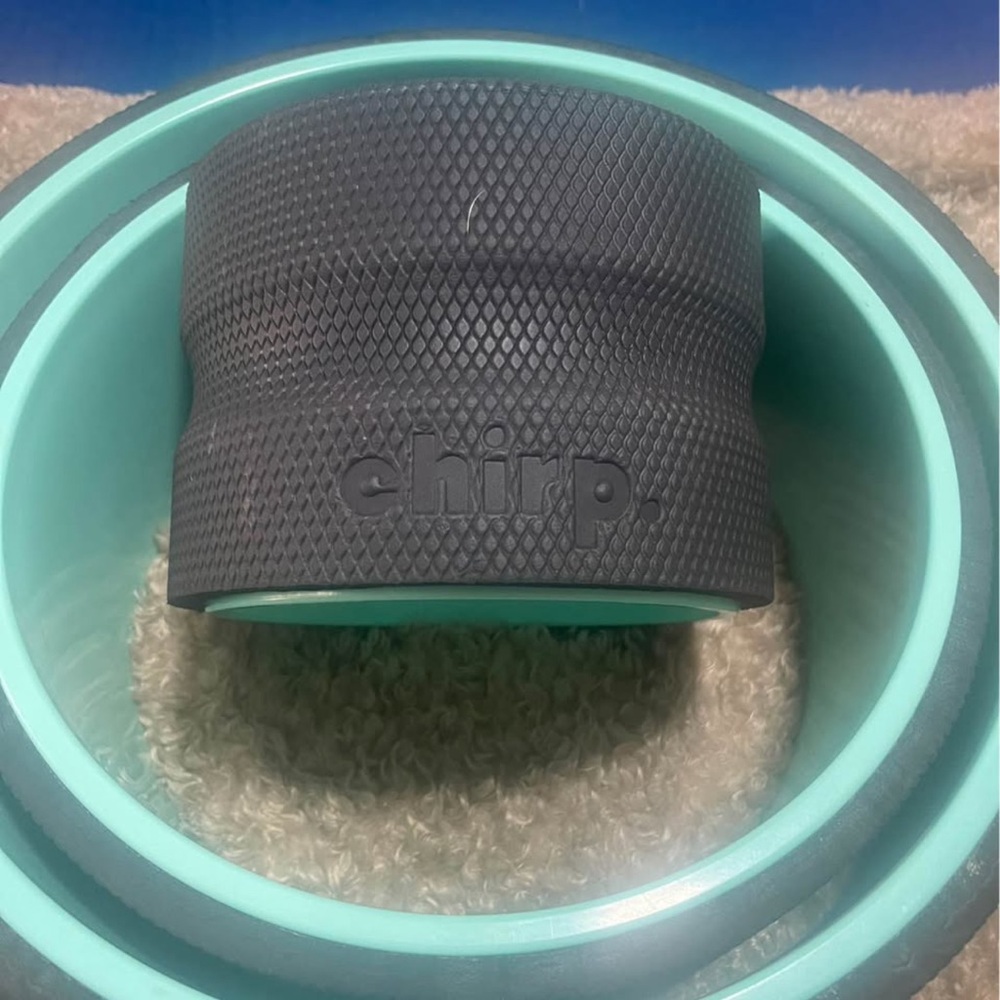 Chirp Black and Green Foam Roller